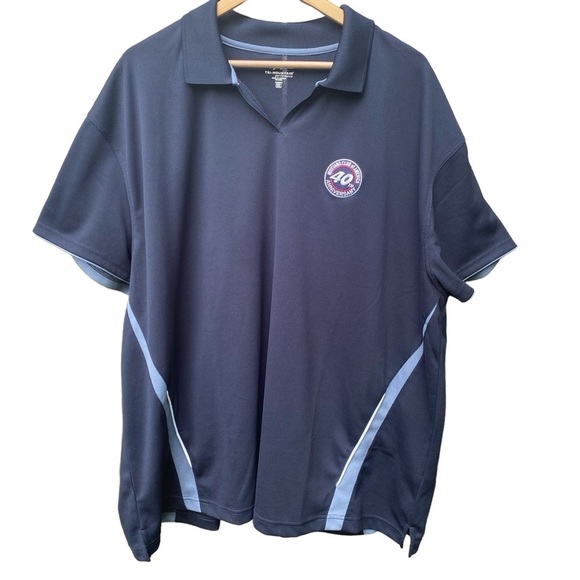Mustang Club of America 40th Anniversary Navy Blue Polo #232 Plus‎ Size Women 3X - Picture 2 of 9